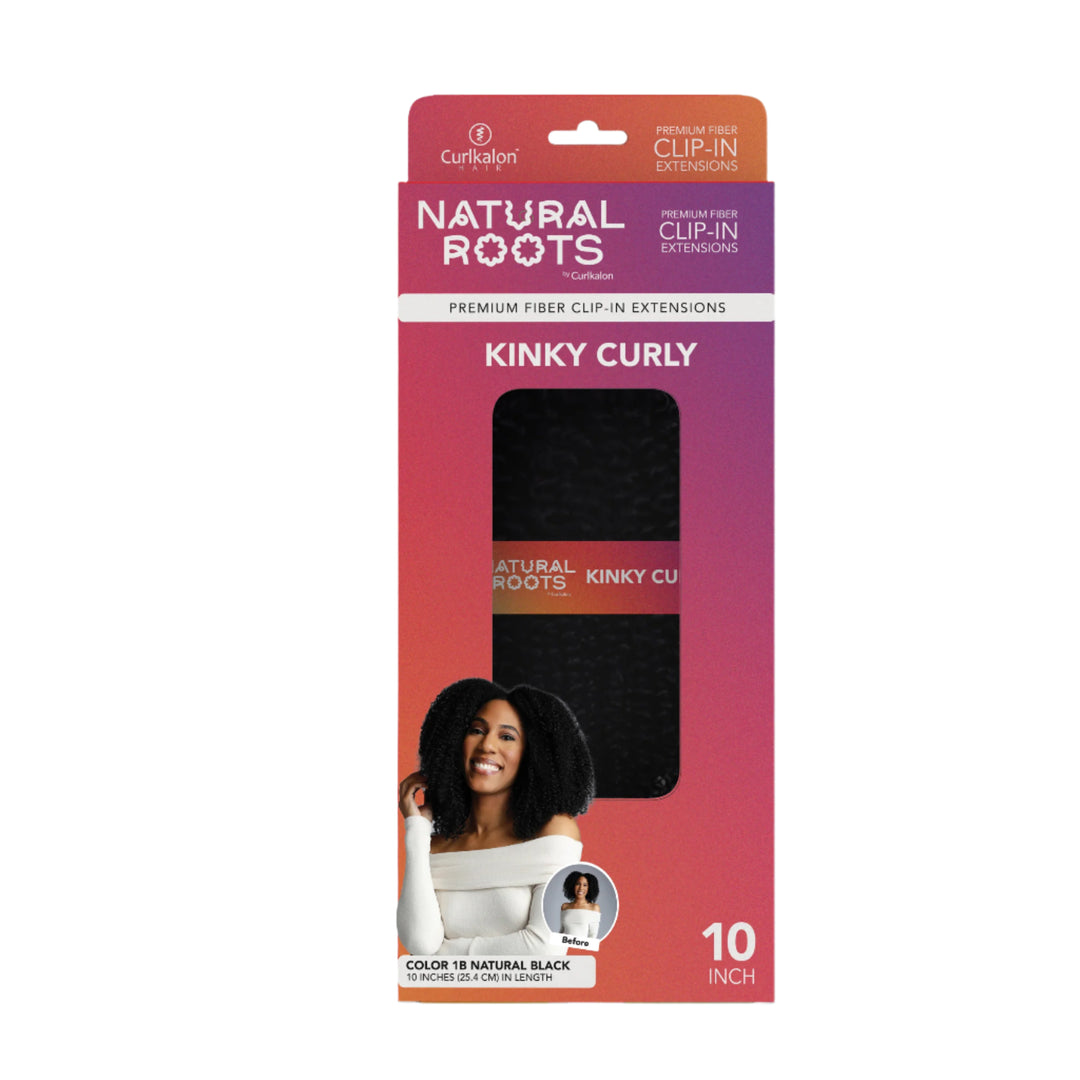 Kinky Curly 10" Clip-In Hair Extensions