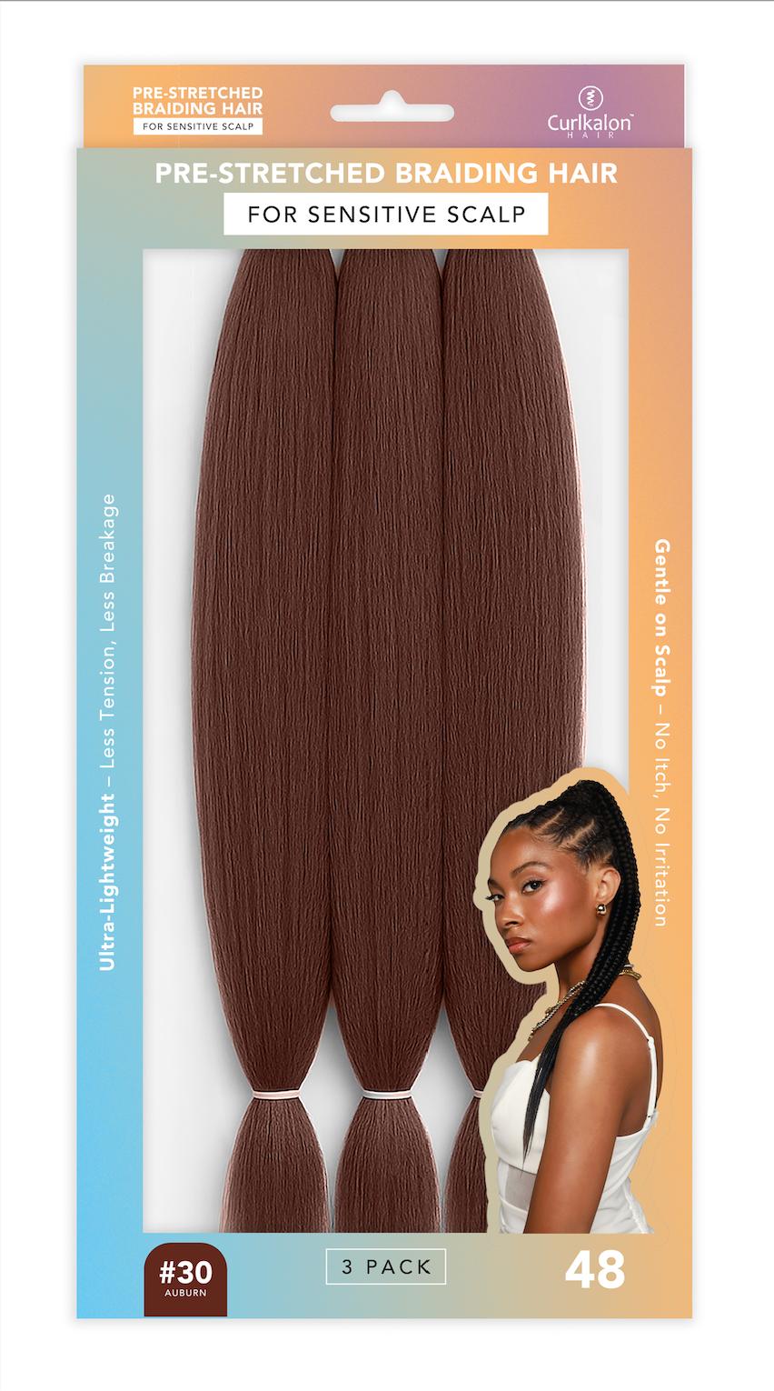 48" Pre-Stretched Braid Hair for Sensitive Scalp