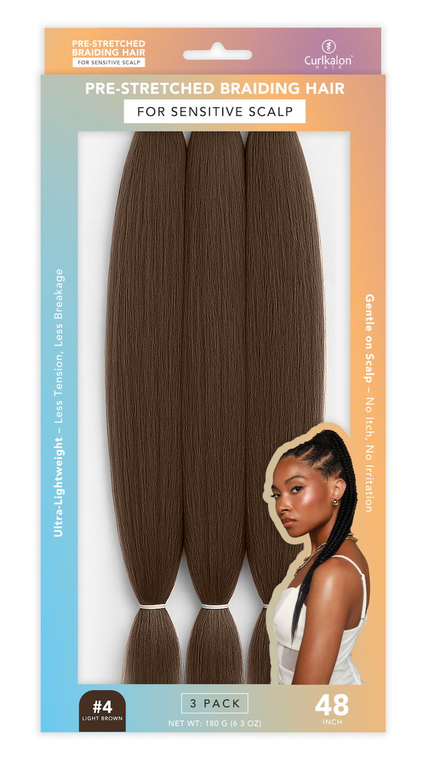 48" Pre-Stretched Braid Hair for Sensitive Scalp