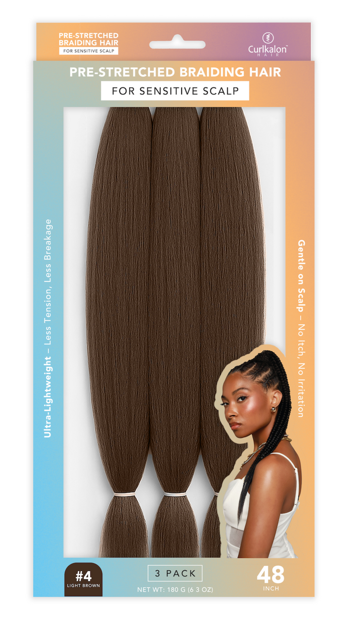 48" Pre-Stretched Braid Hair for Sensitive Scalp