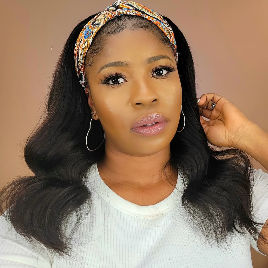 Blow Out Straight Headband Wig