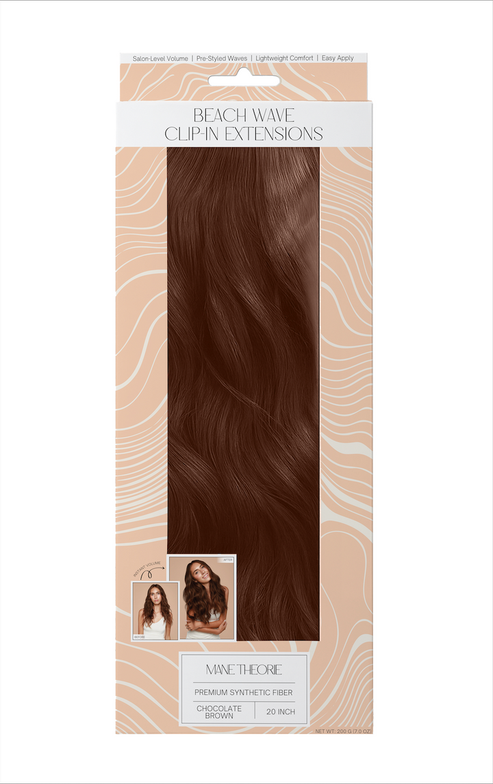 Mane Theorie 20" Beach Wave Clip-ins