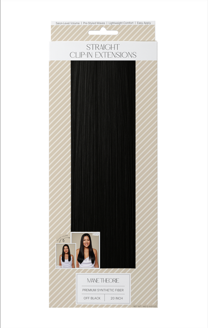 Mane Theorie 20" Straight Clip-ins