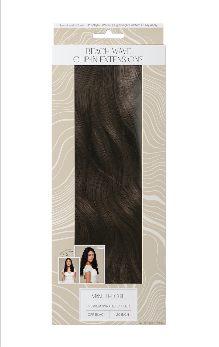 Mane Theorie 20" Beach Wave Clip-ins